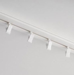 Jednoradové garniže koľajnicové komplet PVC