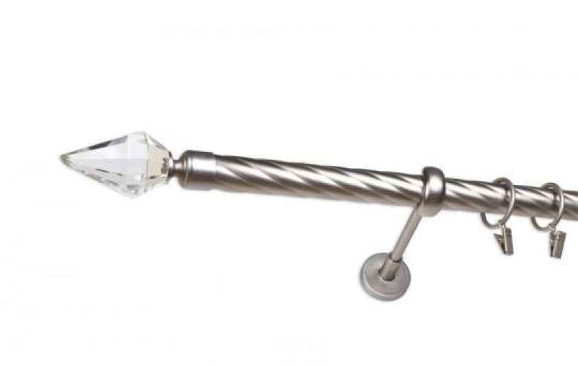 Garniže Hrot kryštál satyna